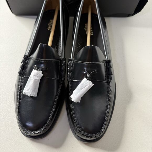G.H.Bass Mens Lennox Tassel Loafers Black 11